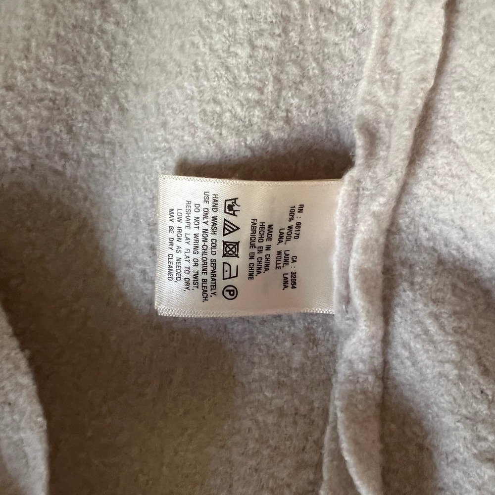 Moth Anthropologie Museum District Vest 100% Boiled Wool Draped Longline Vest‎ - Picture 5 of 8